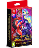 Pokemon Scarlet and Pokemon Violet Dual Pack SteelBook Edition (Nintendo Switch)
